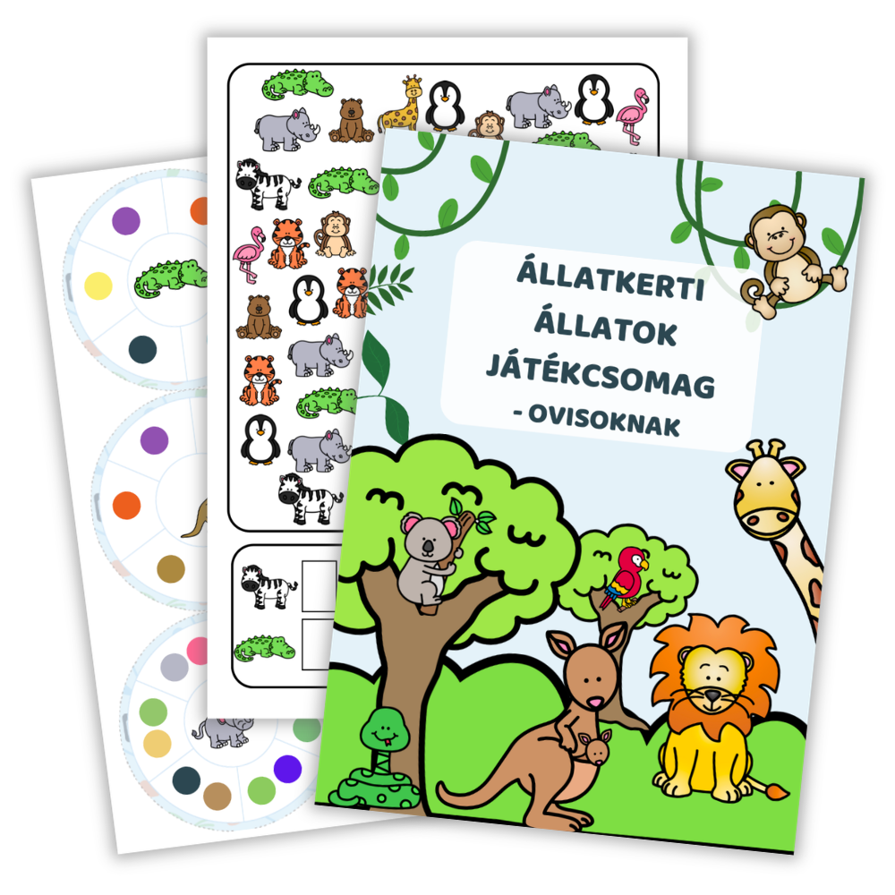 Állatkertben játékcsomag ovisoknak (PDF)