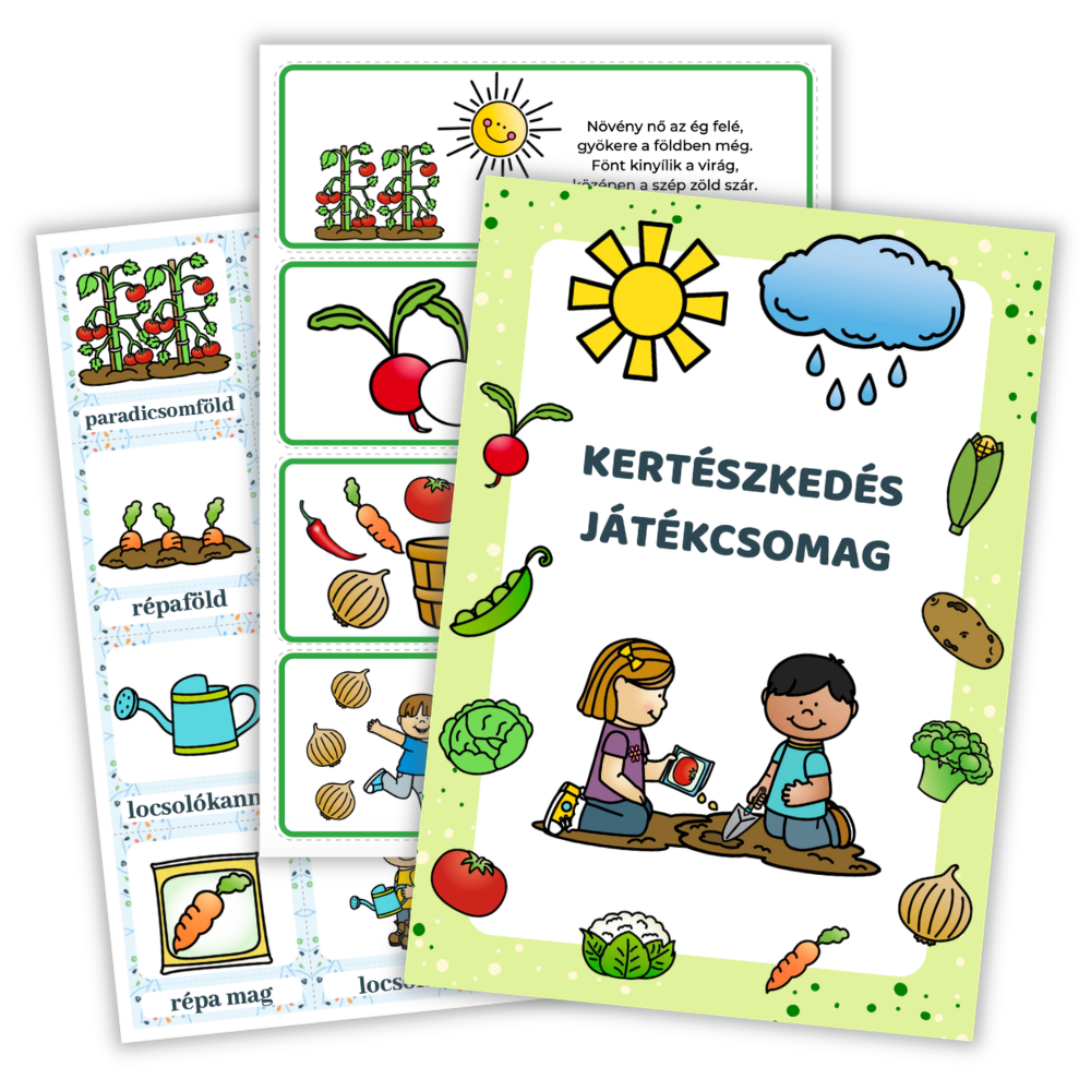 Kertészkedős játékcsomag ovisoknak (PDF)