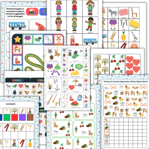 Logopédiai játékok - Sz hang (PDF)