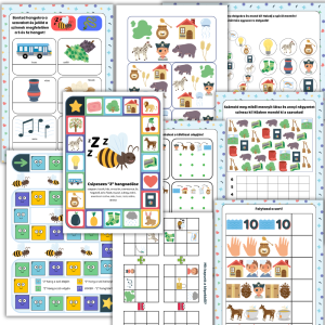 Logopédiai játékcsomag - Z hang (PDF)