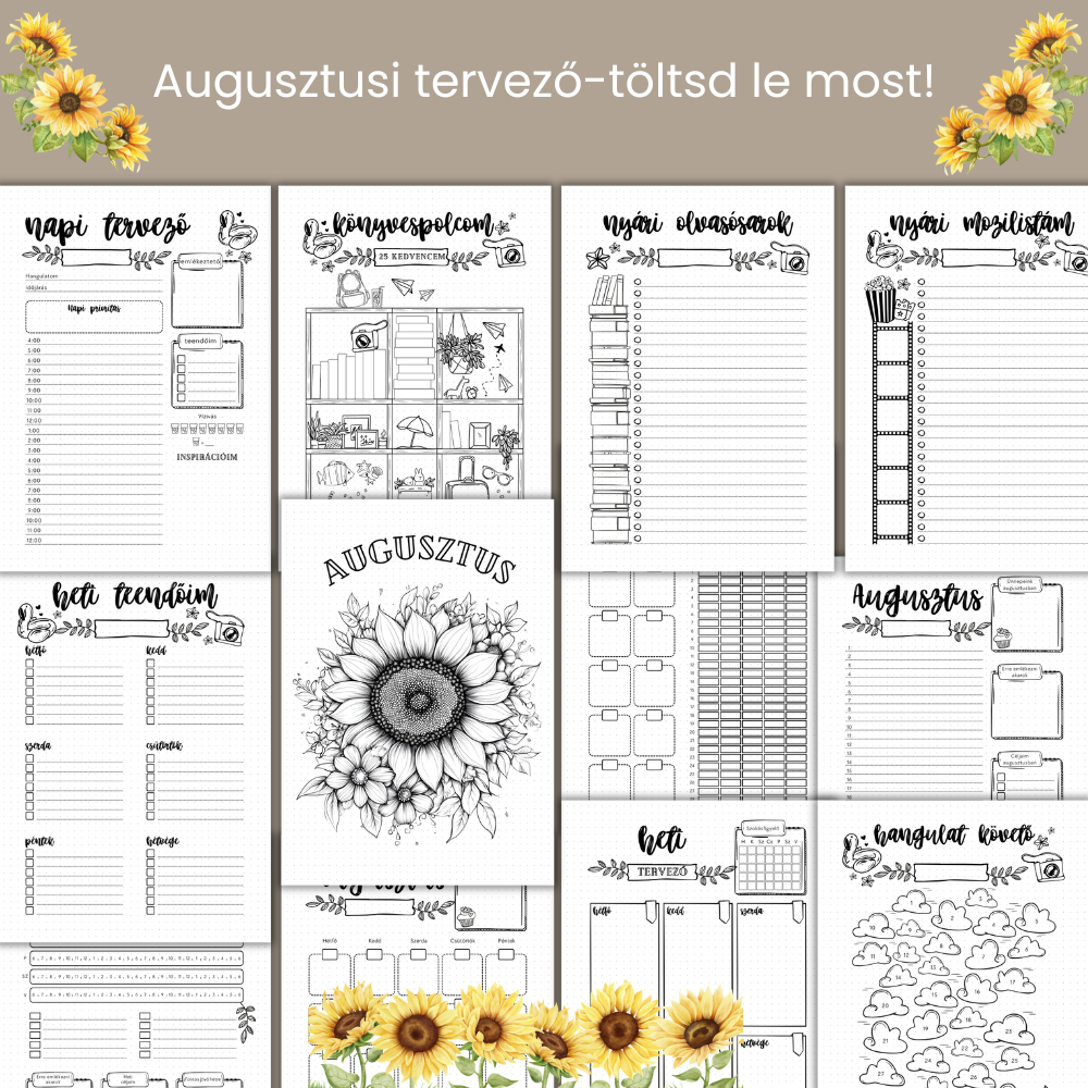 augusztusi tervező