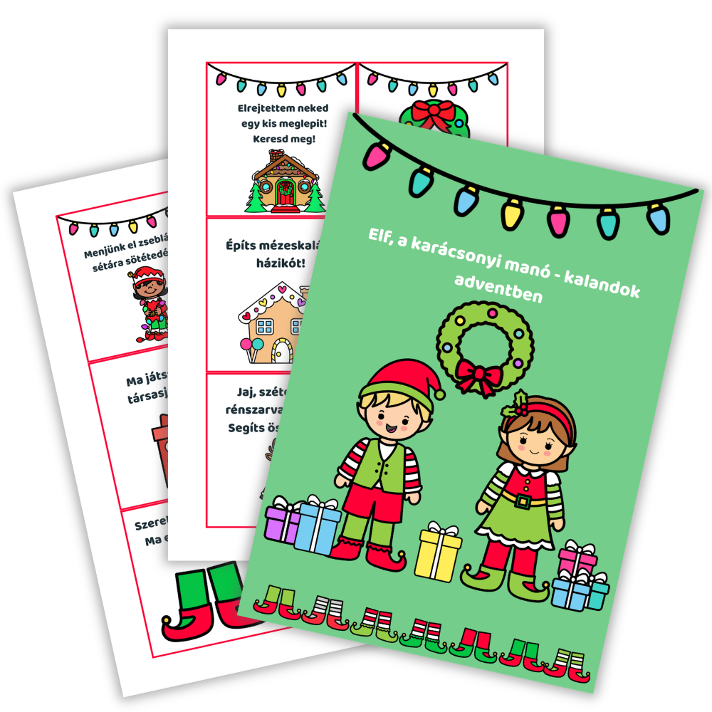 elf, a karácsonyi manó játékcsomagja ovisoknak (pdf)